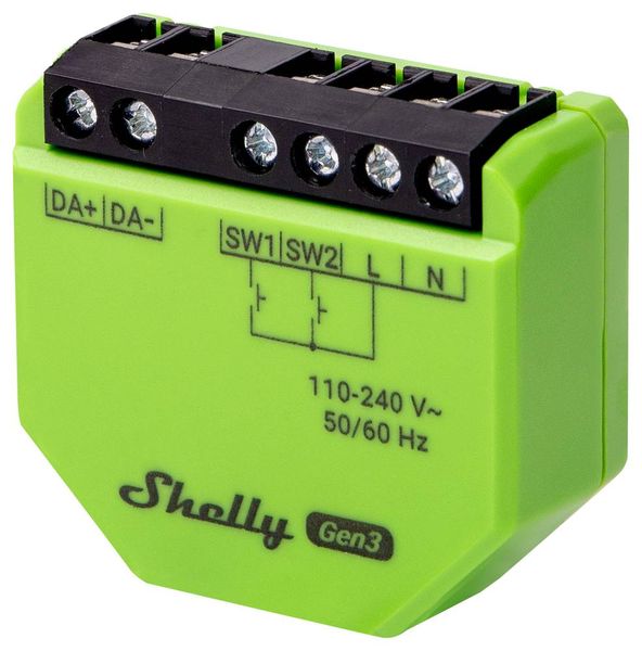 Produktbild: Shelly DALI Dimmer Gen3 Dimmaktor Bluetooth, Wi-Fi