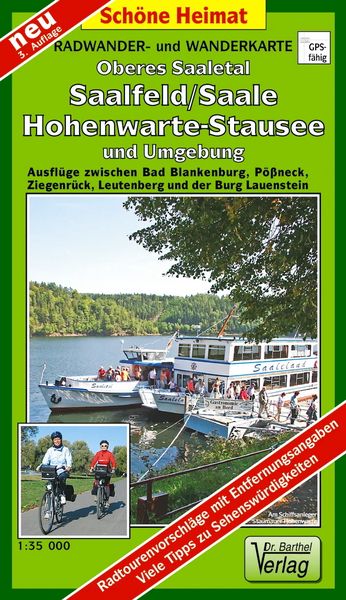 Produktbild: Radwander- und Wanderkarte Oberes Saaletal, Saalfeld/Saale, Hohenwarte-Stausee und Umgebung