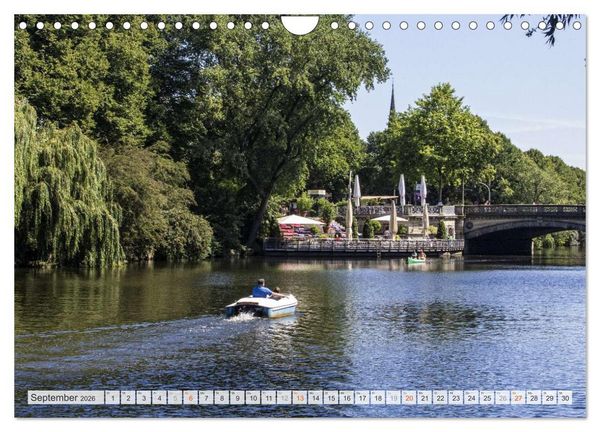 Produktbild: Hansestadt Hamburg (Wandkalender 2026 DIN A4 quer), CALVENDO Monatskalender