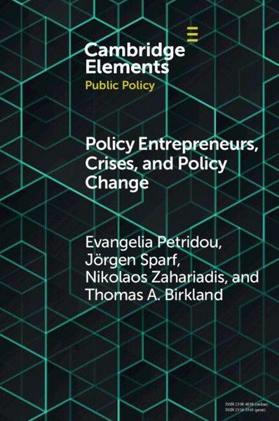 Produktbild: Policy Entrepreneurs, Crises, and Policy Change