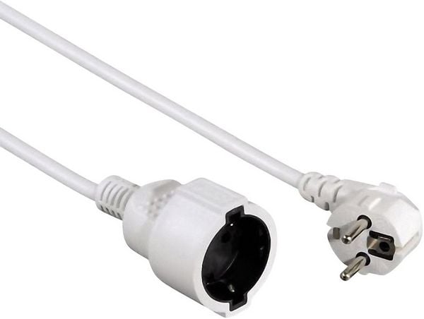 Produktbild: hama 00047865 Schutzkontakt-Verl&auml;ngerungskabel \"Profi\", 3 m, Wei&szlig;