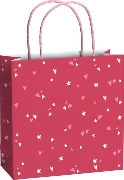 Produktbild: Geschenktaschen 20x8cm Yumi rosa