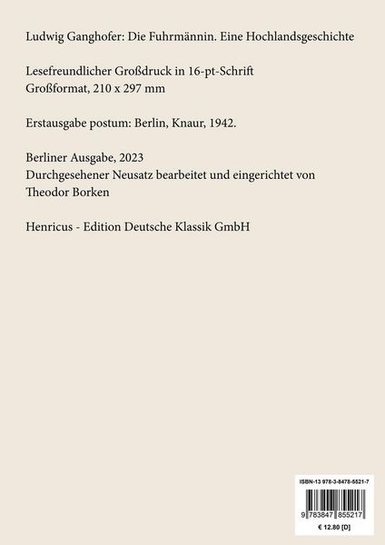 Produktbild: Die Fuhrm&auml;nnin (Gro&szlig;druck)