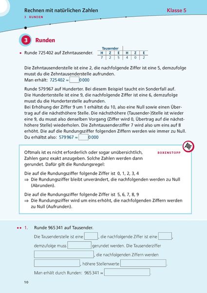 Das große Übungsbuch Mathematik 5.-10. Klasse