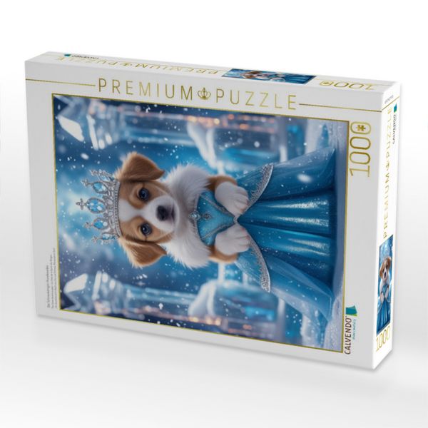 Produktbild: CALVENDO Puzzle Die Schneek&ouml;nigin-Hundewelpe | 1000 Teile Lege-Gr&ouml;&szlig;e 64x48cm Foto-Puzzle f&uuml;r gl&uuml;ckliche Stunden