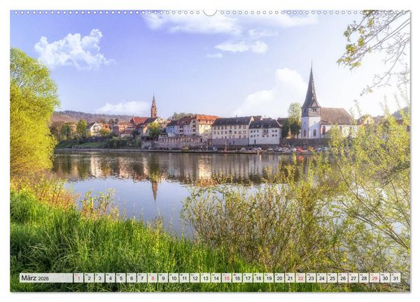 Produktbild: Romantisches Neckartal (hochwertiger Premium Wandkalender 2026 DIN A2 quer), Kunstdruck in Hochglanz