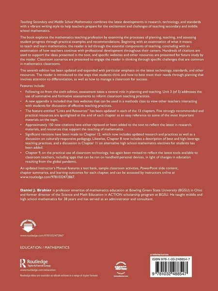 Produktbild: Teaching Secondary and Middle School Mathematics