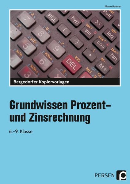 Produktbild: Grundwissen Prozent- und Zinsrechnung