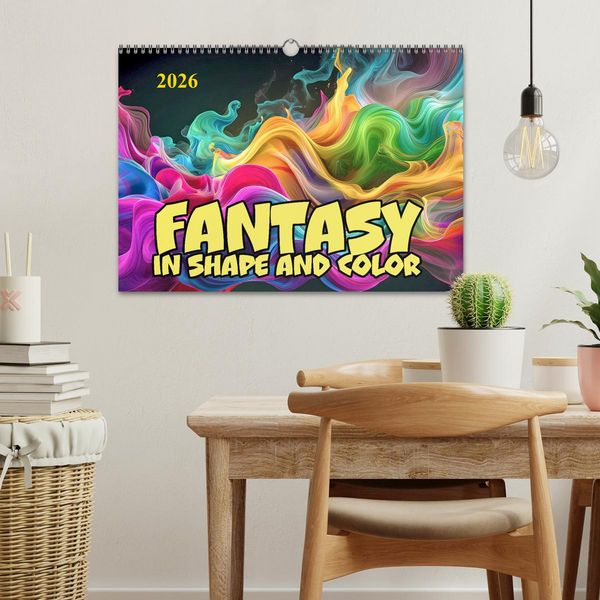 Produktbild: Fantasy in shape and color (Wall Calendar 2026 DIN A3 landscape), CALVENDO 12 Month Wall Calendar
