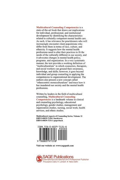 Produktbild: Multicultural Counseling Competencies