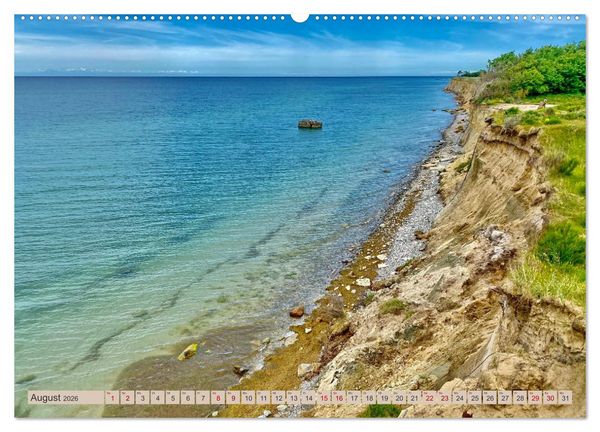 Produktbild: Fischland zwischen Ostsee und Bodden (hochwertiger Premium Wandkalender 2026 DIN A2 quer), Kunstdruck in Hochglanz