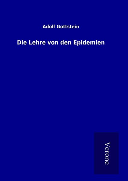 Produktbild: Die Lehre von den Epidemien