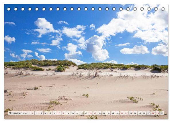 Produktbild: Traumstr&auml;nde an Deutschlands K&uuml;sten (Tischkalender 2026 DIN A5 quer), CALVENDO Monatskalender