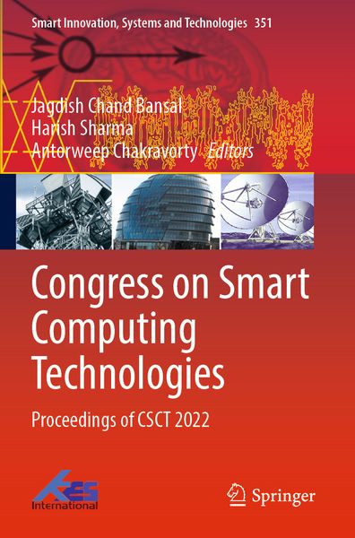 Produktbild: Congress on Smart Computing Technologies