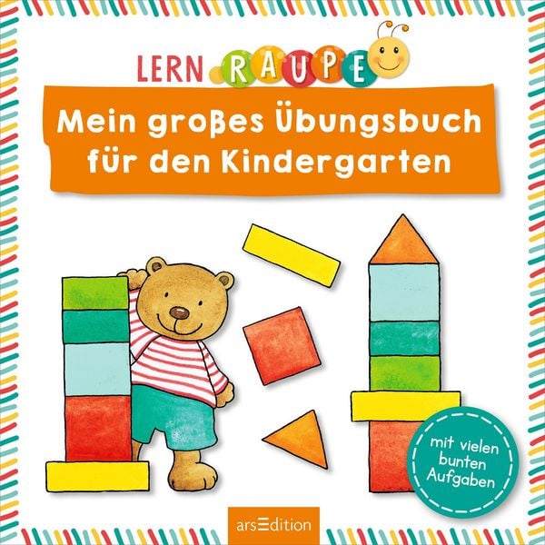 Produktbild: Lernraupe &ndash; Mein gro&szlig;es &Uuml;bungsbuch f&uuml;r den Kindergarten