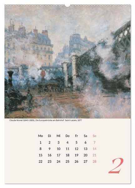 Produktbild: Claude Monet Impressionen 2027 (Wandkalender 2027 DIN A2 hoch), CALVENDO Monatskalender
