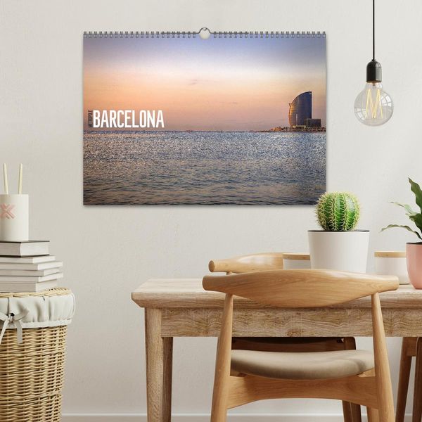 Produktbild: Metropole Barcelona (Wandkalender 2026 DIN A3 quer), CALVENDO Monatskalender