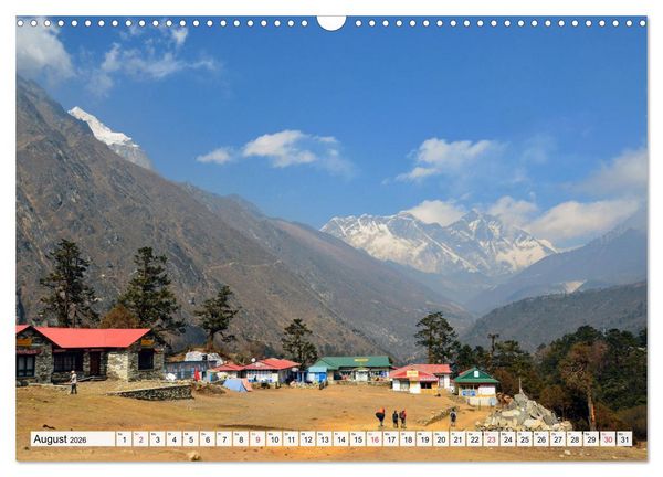 Produktbild: Traumtrekking in NEPAL (Wandkalender 2026 DIN A3 quer), CALVENDO Monatskalender