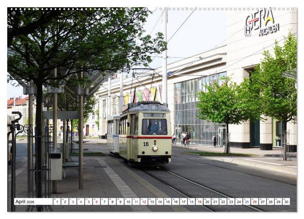 Produktbild: LOWA-Stra&szlig;enbahnen Naumburg-Gera-Sta&szlig;furt-Frankfurt/Oder (Wandkalender 2026 DIN A2 quer), CALVENDO Monatskalender