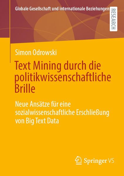 Produktbild: Text Mining durch die politikwissenschaftliche Brille