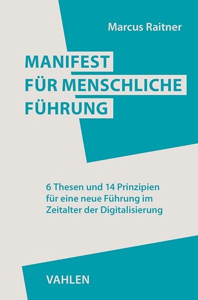 Produktbild: Manifest f&uuml;r menschliche F&uuml;hrung