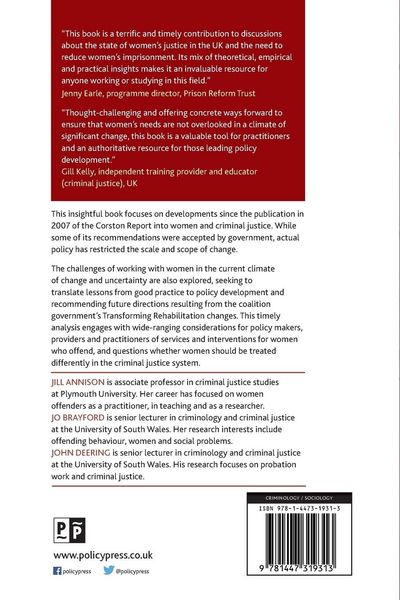 Produktbild: Women and criminal justice