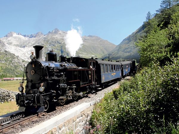 Produktbild: CALVENDO Puzzle Furka Dampfbahn | 1000 Teile Lege-Gr&ouml;&szlig;e 64x48cm Foto-Puzzle f&uuml;r gl&uuml;ckliche Stunden