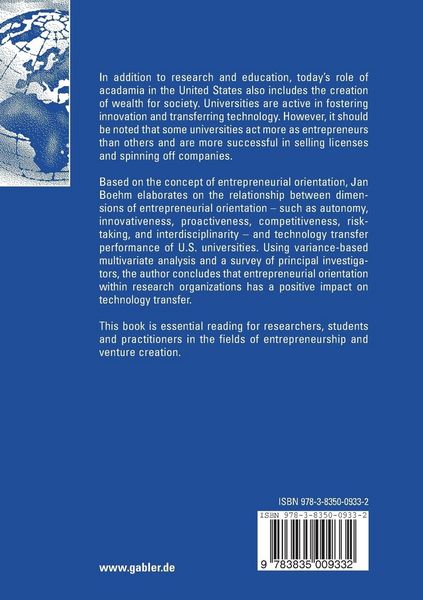 Produktbild: Entrepreneurial Orientation in Academia