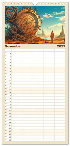 Produktbild: Familienplaner 2027 - Was heute noch wie ein M&auml;rchen klingt... mit 5 Spalten (Wandkalender, 21 x 45 cm) CALVENDO