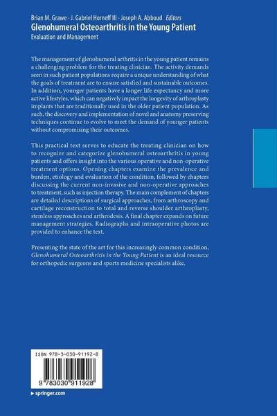 Produktbild: Glenohumeral Osteoarthritis in the Young Patient