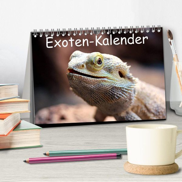 Produktbild: Exoten-Kalender (Tischkalender 2026 DIN A5 quer), CALVENDO Monatskalender