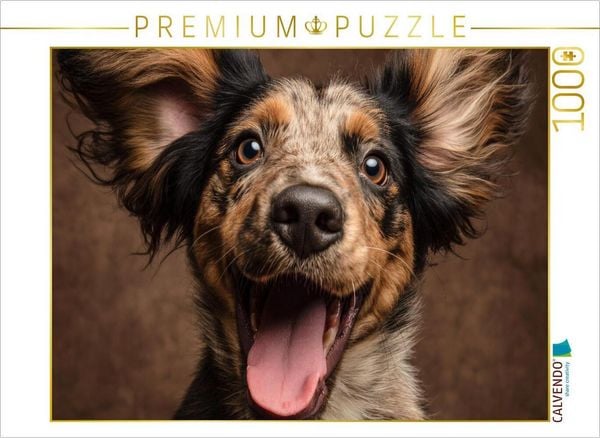 CALVENDO Puzzle Ohren hoch für pure Lebensfreude | 1000 Teile Lege-Größe 64 × 48 cm Foto-Puzzle für glückliche Stunden