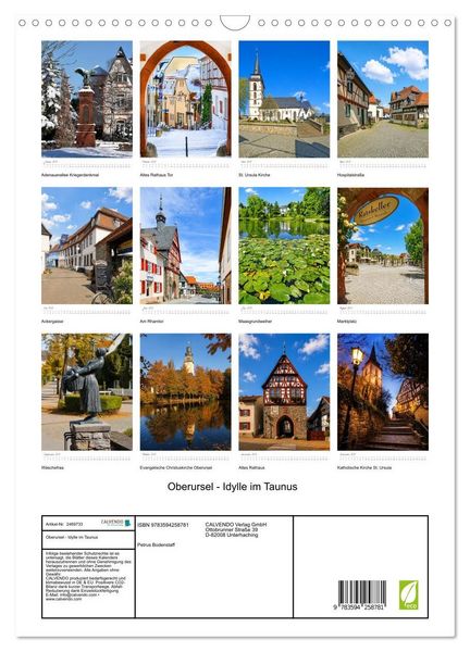 Produktbild: Oberursel - Idylle im Taunus (Wandkalender 2027 DIN A3 hoch), CALVENDO Monatskalender