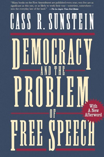 Produktbild: Democracy and the Problem of Free Speech