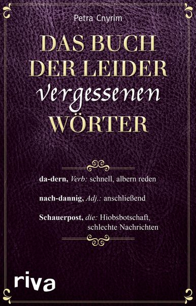 Produktbild: Das Buch der leider vergessenen W&ouml;rter