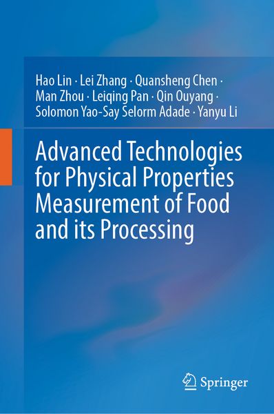 Produktbild: Advanced Technologies for Physical Properties Measurement of Food and its Processing