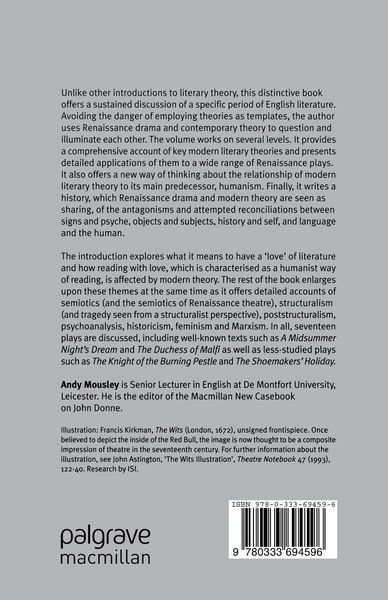 Produktbild: Renaissance Drama and Contemporary Literary Theory