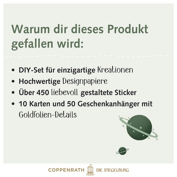 Produktbild: Designpapier-Kreativbuch Sparkle & Stars