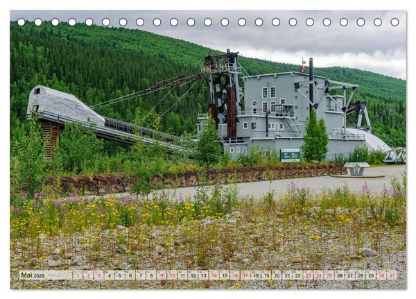 Produktbild: Willkommen in Dawson City - Die legend&auml;re Goldgr&auml;berstadt am Yukon (Tischkalender 2026 DIN A5 quer), CALVENDO Monatskalender