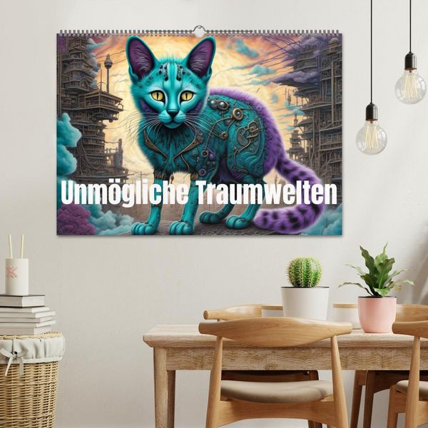 Produktbild: unm&ouml;gliche Traumwelten (Wandkalender 2026 DIN A2 quer), CALVENDO Monatskalender