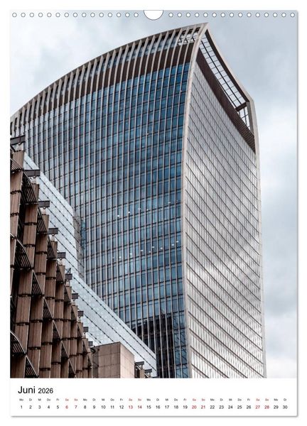 Produktbild: London Financial District (Wandkalender 2026 DIN A3 hoch), CALVENDO Monatskalender