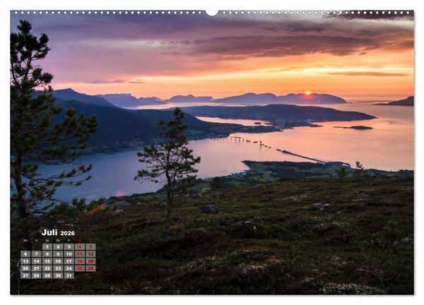 Produktbild: Aufregendes Norwegen (hochwertiger Premium Wandkalender 2026 DIN A2 quer), Kunstdruck in Hochglanz