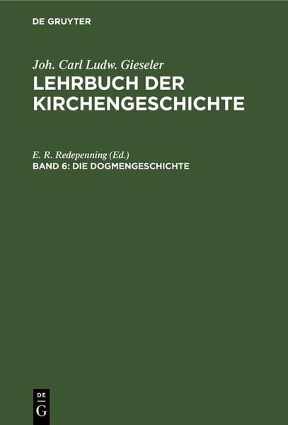 Produktbild: Die Dogmengeschichte