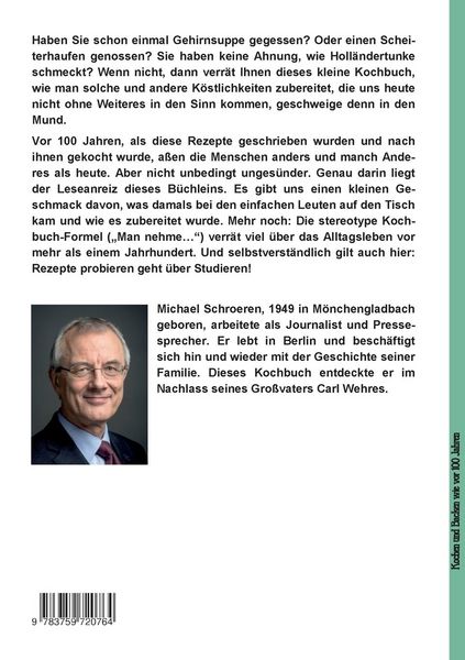 Produktbild: Kochen und Backen wie vor 100 Jahren