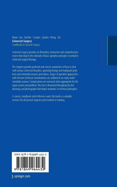 Produktbild: Colorectal Surgery
