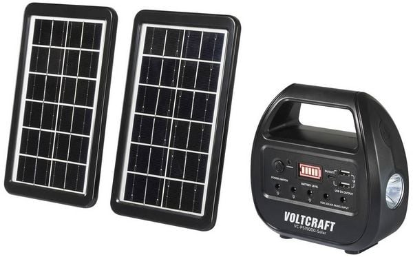 Produktbild: VOLTCRAFT VC-PS15000-Solar VC-14297675 Solar-Powerbank Ladestrom Solarzelle 0.51 A 3 W 15000 mAh