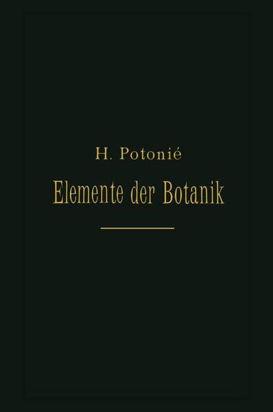 Produktbild: Elemente Der Botanik