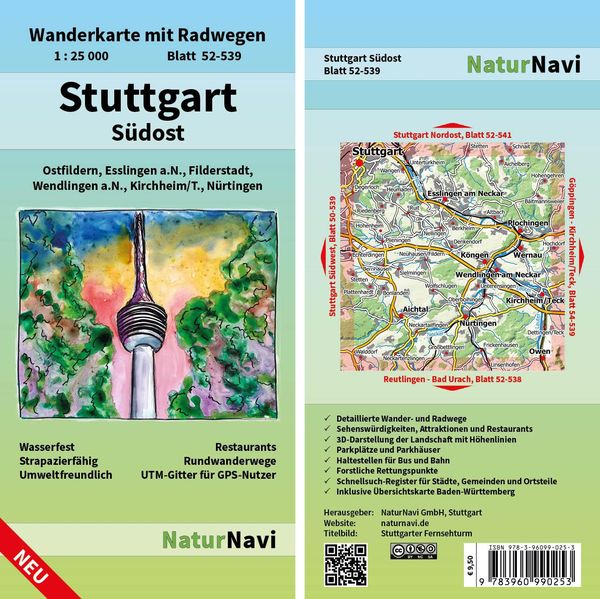 Produktbild: Stuttgart S&uuml;dost 1 : 25 000
