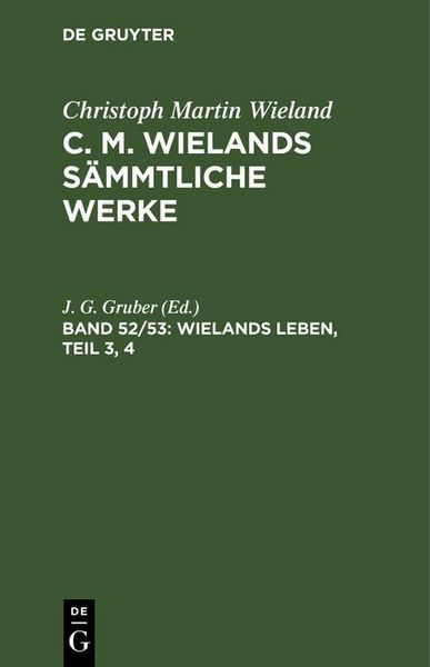 Produktbild: Wielands Leben, Teil 3, 4