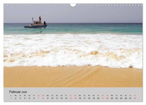 Produktbild: Boa Vista - Perle der Kapverden (Wandkalender 2026 DIN A3 quer), CALVENDO Monatskalender